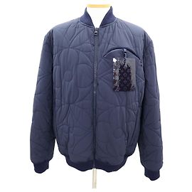 Louis Vuitton LVSE Monogramm Steppbomberjacke Blau