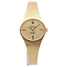 Rolex Reloj Cellini Vintage de oro para mujer, manual Dorado