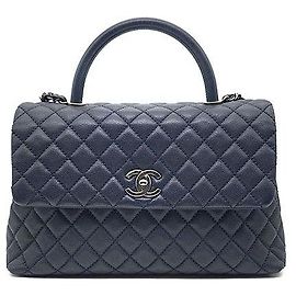 Chanel Caviar Coco Handle Noir