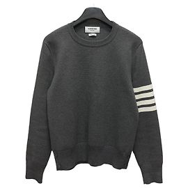 Thom Browne Maille point de Milan Noir