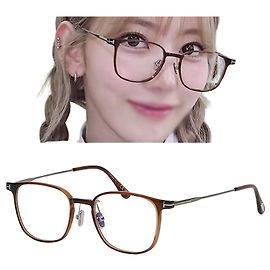 Tom Ford Blue Light Blocking Glasses Frame Asian Fit Transparent Brown Square Lightweight Acetate Multiple colors