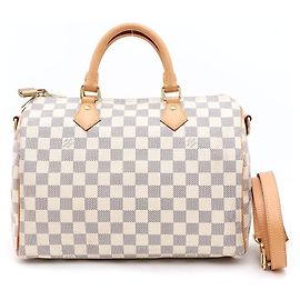 Louis Vuitton Borsa Tote e Borsa a Spalla Damier Azur Speedy Multicolore