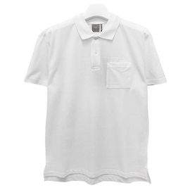 Dior Kurzarm-Poloshirt mit Logo-Stickerei Weiß Weiß