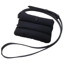 Moncler Caradoc Card Metal Logo Holder Black