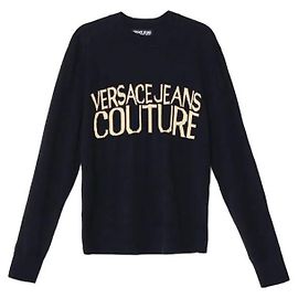 Versace Couture Logo Pullover Schwarz