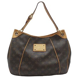Louis Vuitton Sac à épaule Monogram Galliera PM Marron