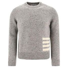 Thom Browne Donegal Intarsia Diagonal Strick Mehrfarben