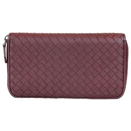 Bottega Veneta Zipped Wallet Red Red