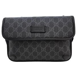 Gucci Schwarze Gürteltasche Braun