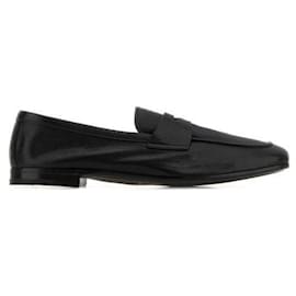 Prada Mocassin en cuir Noir