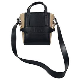 Chloé Sense Logo Small Tote Bag Black