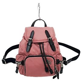 Burberry Nylon Lux Backpack Small Red