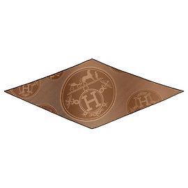 Hermès Nova estola Libris Marrom