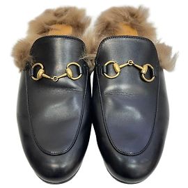 Gucci Mocassim de pele com detalhe Horsebit Multicor