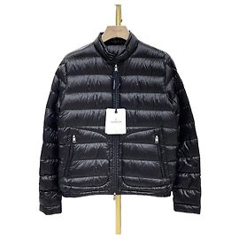 Moncler Acorus Short Down Puffer Black Black