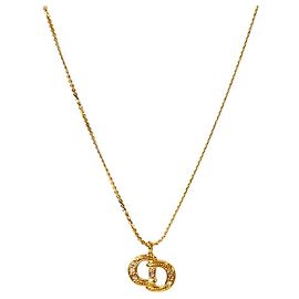 Dior Collier Cubic CD Gold Doré
