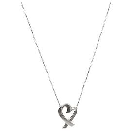Tiffany & Co Collar de plata Loving Heart Plata