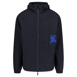 Burberry Nylon-Jacke mit Kapuze Schwarz