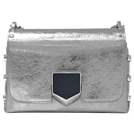 Jimmy Choo Borsa a Spalla Rocket Chain Argento