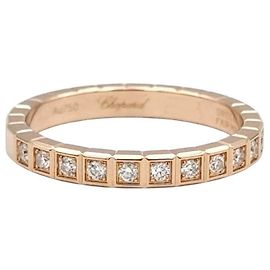 Chopard Anel Ice Cube de Diamante Rosa