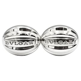 Bulgari Manschettenknöpfe aus Silber Mehrfarben