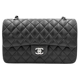 Chanel Lammleder Classic Medium Schwarz