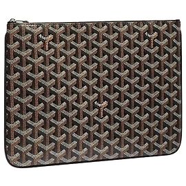 Goyard Pochette Sena MM Black stamp Multicolore