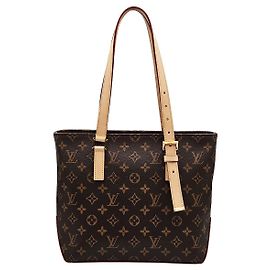 Louis Vuitton Bolsa de Ombro Piano em Canvas Monogram Preto