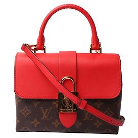 Louis Vuitton Borsa a tracolla Monogram Rocky BB Rosso