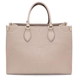 Louis Vuitton Bolsa Tote e Bolsa de Ombro Monogram Empreinte Turttle OnTheGo MM Laranja