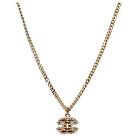 Chanel Collana Cubic CC Oro D'oro
