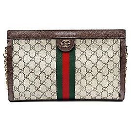 Gucci Borsa a tracolla Ophidia GG Supreme con catena Multicolore
