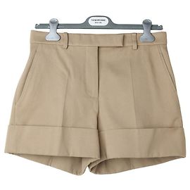 Thom Browne Cotton Gabardine Belt Loop Short Shorts Size Orange