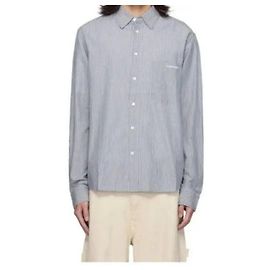 Isabel Marant Camicia a maniche lunghe a righe Blu