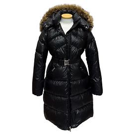 Moncler Lattaron Long Down Jacket Black