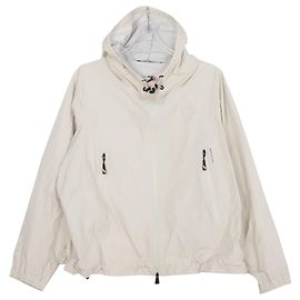 Moncler Refurbished Size Grenoble Paness Hooded Jacket White White