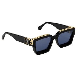Louis Vuitton Millionaires Sunglasses Black Acetate Frame Black