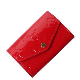 Louis Vuitton Llavero de charol Roja