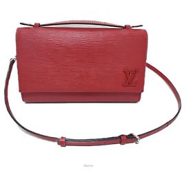 Louis Vuitton Bolsa Transversal Epi Clarity Vermelho