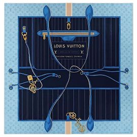 Louis Vuitton La mia Sciarpa Neverfull Azzurro Chiaro Blu