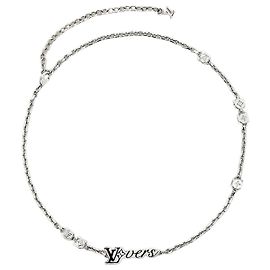 Louis Vuitton Collana Vers Dice Argento