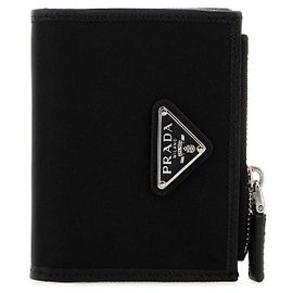 Prada Portafoglio in Nylon Saffiano Nero