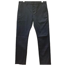 Saint Laurent Pantaloni chino slim in cotone gabardine classico Blu