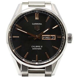 Tag Heuer Reloj Carrera Calibre Day-Date Automático de Acero Negro
