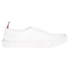 Thom Browne Baskets Canvas Heritage Blanc
