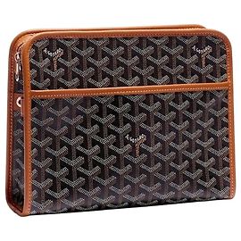 Goyard Pochette Jouven MM Marron (Black Tan) Multicolore