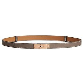 Hermès Cinto Kelly Feminino com Fivela Rose Gold Multicor