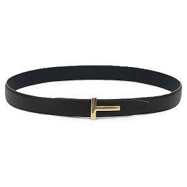 Tom Ford Cinturón con hebilla reversible Castaño