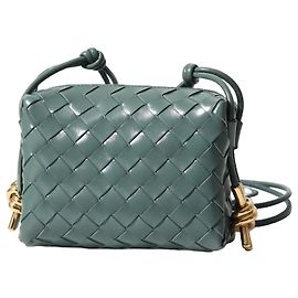 Bottega Veneta Mini borsa a tracolla Loop in intrecciato Multicolore