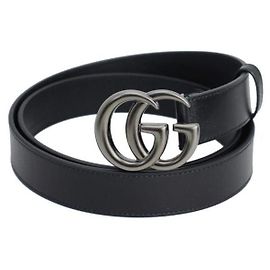 Gucci GG Marmont Thin Belt Black